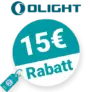 15€ Olight Rabatt – Neukunden