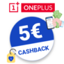 5€ OnePlus Cashback