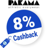 8% PAKAMA Athletics Cashback – AUF ALLES