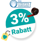 3% PVC Streifenvorhang Gutschein – AUF ALLES
