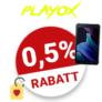 0,5% Playox Gutschein