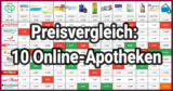 Preisvergleich: 12 rezeptfreie Medikamente bei 10 Online-Apotheken
