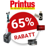 65% Printus Gutschein – Restposten und Schnäppchen