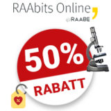 50% RAAbits Gutschein
