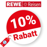 10% REWE Reisen Rabatt – Auf Bestseller Pauschalreisen