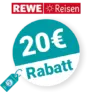 20€ REWE Reisen Rabatt – Newsletter