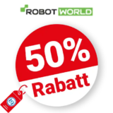 50% ROBOT WORLD Rabatt – Auf ausgewählte Artikel