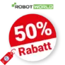 50% ROBOT WORLD Rabatt – Auf ausgewählte Artikel