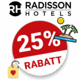 25% Radisson Hotels Gutschein