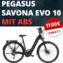 1100€ Radwelt-Shop Rabatt auf E-Bike Pegasus Savona EVO 10