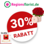 30% Regionsflorist Gutschein auf Rosen