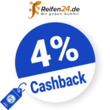 4% Reifen24 Cashback – AUF ALLES