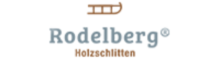 Rodelberg Holzschlitten
