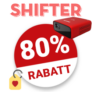 80% SHIFTER Gutschein