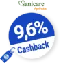 9,6% SANICARE Cashback – AUF ALLES