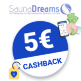 5€ Saunadreams Cashback