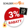 3% Schildershop24 Gutschein