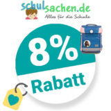 8% Schulsachen Gutschein – Schulranzen