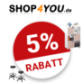 5% Shop4You Gutschein