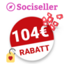 104€ Sociseller Society Gutschein