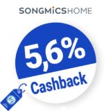 5,6% Songmics Cashback – AUF ALLES
