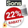 22% Sons Gutschein