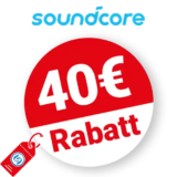 40€ Soundcore Rabatt – Auf ausgewählte Lautsprecher