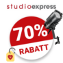 70% Studioexpress Gutschein