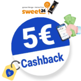 5€ Sweet24 Cashback