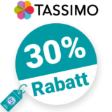 30% Tassimo Rabatt – Newsletter