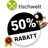 50% Tischwelt Gutschein