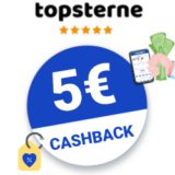 5€ Topsterne Cashback