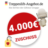 4000€ Treppenlift-Angebot Gutschein