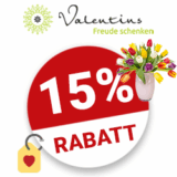 15% Valentins Gutschein – Newsletter