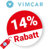 14% Vimcar Rabatt – Auf Fahrtenbuch 2 Jahres Vertrag