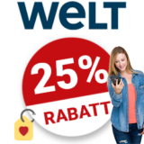 25% WELTplus Gutschein