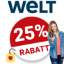 25% WELTplus Gutschein