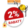 2% Werkzeugdiscount24 Gutschein