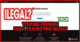 Youtube Premium für nur 1,18 Euro pro Monat: Dein ultimativer Spar-Trick!