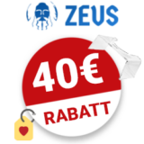 40€ ZEUS Thron Gutschein