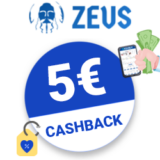 5€ ZEUS Thron Cashback