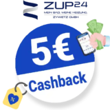 5€ ZUP24 Cashback