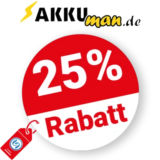 25% AKKUman Rabatt – Angebote