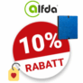 10% alfda Gutschein