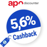 5,6% apo-discounter Cashback – AUF ALLES