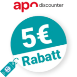 5€ apo-discounter Rabatt – Newsletter