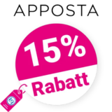 15% Apposta Gutschein – AUF ALLES