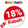 18% baby&family Rabatt – Auf ausgewählte Produkte