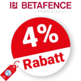 4% Betafence Rabatt – Mengenrabatt
