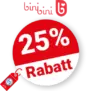 25% binibini Rabatt – Angebote
